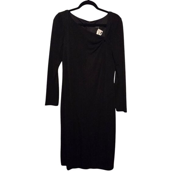 David Meister Cocktail Dress Women SZ 10 Knot Front Evening Date Formal NWT $198 - Picture 1 of 14